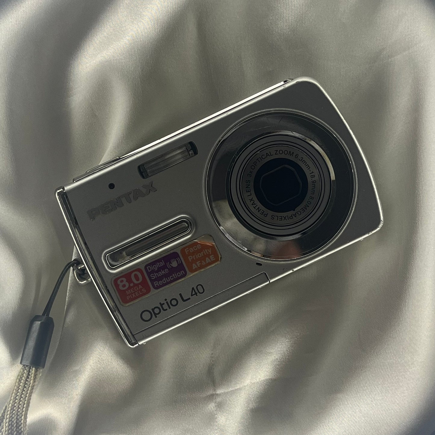 Pentax Optio L40 8.0 mp Sliver